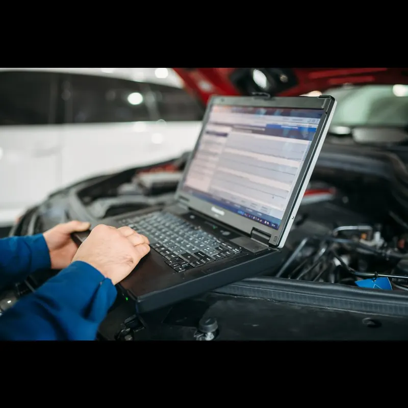 Computerdiagnose am Fahrzeug